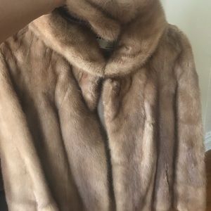 100 percent Authentic Pastel Mink Jacket